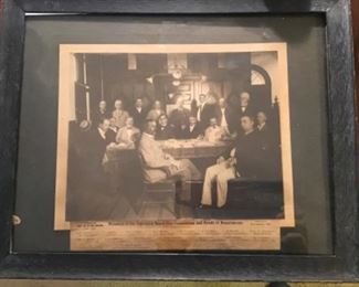 Galveston Photo by Maurer 1906 members of the Galveston board City Commission and Heads of Department 