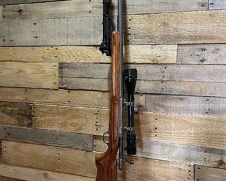 1993 RUGER M77 Mark II .220 Swift with Bipod Stand and Bushnell Scope