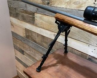 1993 RUGER M77 Mark II .220 Swift with Bipod Stand and Bushnell Scope