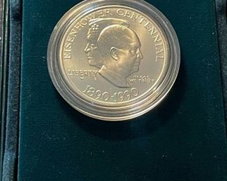 SILVER Eisenhower Commemorative Dollars