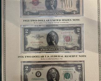 TWO DOLLAR Notes Folio Collection