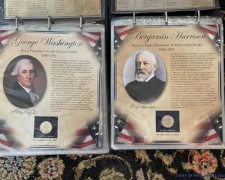 The United States Presidents Coin Collection - Volumes 1 & 2 (Complete to Nixon)