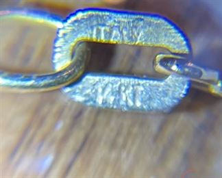 14K Gold Necklace with 1/2 Carat Diamond