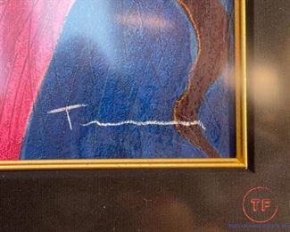 Signed Limited Edition ARTIST PROOF Serigraph "Reunion II" by ITZCHAK TARKAY 