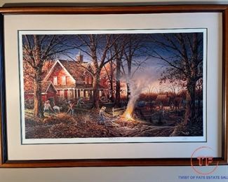 Signed Limited Edition "Autumn Evening" by TERRY REDLIN