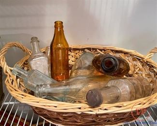 Collection of Antique Medicine Bottles