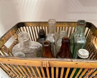 Collection of Antique Medicine Bottles