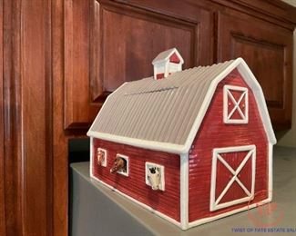 Montana Lifestyles Horse Barn Cookie Jar