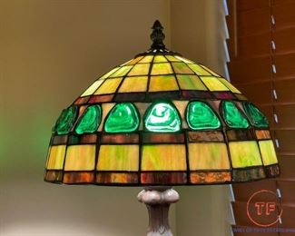 Tiffany Style Stain Glass Table Lamp