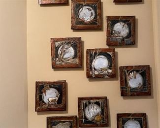 12 Month Moon Tiles by CAROLINE SCHMITZ