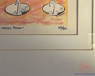 Limited Edition "Gossip in the Ladies Room"