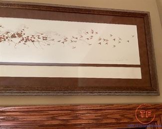BEV DOOLITTLE "When Wind Had Wings" - Signed & Numbered Framed Print