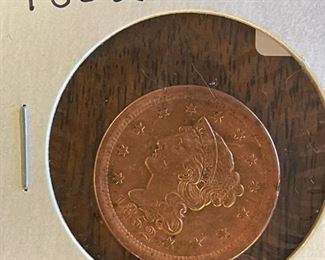 1852 and 1853 Liberty Head Large Cent