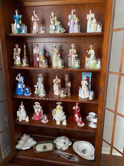 Mrs Albee Sales awards , porcelain figurines 