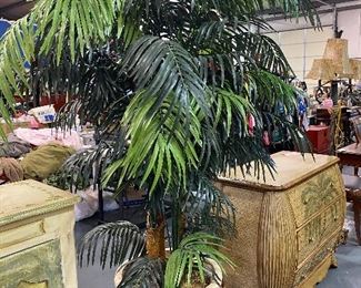 Large Ficus tree in sandstone pot.    Others trees available.