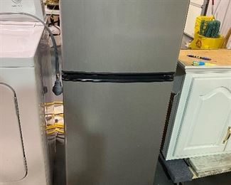 Magic Chef Refrigerator Stainless Freezer top  49” x 19 “ x19”