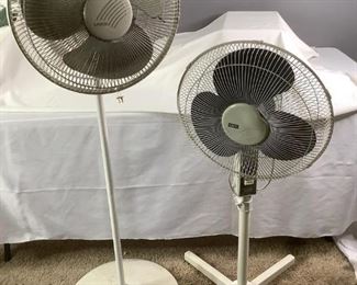 Lasko & SMC Fans
Two (2) standing fans, Lasko & SMC brands. Both power on, used condition.