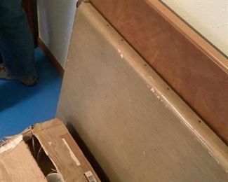 Vintage Card Tables
Two (2) vintage card tables: One (1) Samsonite green H28" x W34" x D34", one (1) no name tan H26" x W30" x D30". Both showing wear.