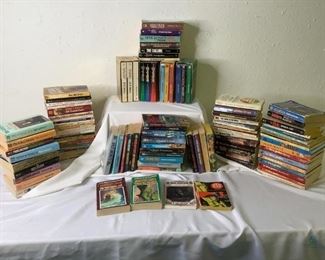 Sci-Fi, Mystery, Fantasy Books
Too many to count! Several titles include The Black Stallion Series, The Hobbit Series, Dragon Lance Series and more!