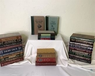 Reader's Digest Most Loved Books
Large collection of hard bound books. They include titles like Treasure Island, David Copperfield and The Adventures of Sherlock Holmes!