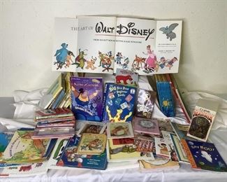 Disney, Dr.Seuss and Other Children's Books
Lots of great titles and authors. Includes a large The Art of Walt Disney, Dr. Seuss, Beatrix Potter and more!