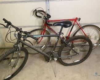 Durasport & Ultra Terrain Bicycles
Two (2) bicycles: One (1) red Durasport 441 series road bike (no seat). One (1) grey Ultra Terrain Mountain Bike. Unknown working condition, and no air in tires.