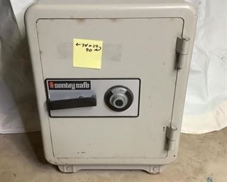 Sentry Safe
One small Sentry wheeled safe with combo attached to the front. External measurements are 27"Hx17"Wx17"D, and it shows wear on the external surfaces.