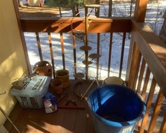 Gardening Supplies/Tools
Planters, hand tools, sprinkler, clay/ceramic/plastic pots & more!