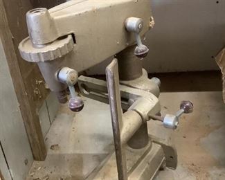 Lathe Motors, Step Pulley & More
One (1) B-Line byThe Brown-Brockmeyer & Co 1750 RPM 110/220 Volt. Poss 3/4 HP, electrical cut and no plug, label worn. One (1) Wagner Electric Corp. 1/6 HP 1.5 amp motor. Multi-step pulleys, miscellaneous parts of lathe. Heavy duty metal & more.