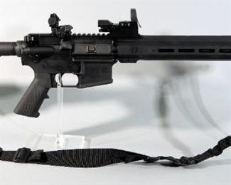 Diamondback Firearms DB15 5.56 NATO Rifle SN# DB2150213, No Mag, With Extendable Stock, CVLife Red/Green Dot Sight, Flip-Up Sights And Nylon Sling
