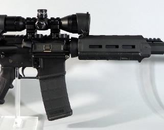 DPMS Panther Arms A-15 5.56 Cal Rifle SN# FFH118173, 2 Total Mags, UTG 3-9x32 Scope, In Soft Case
