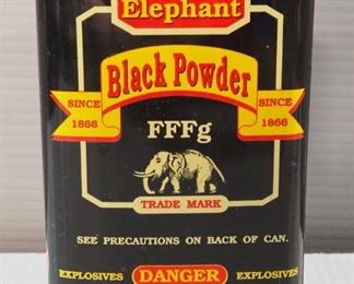 Elephant FFFg Black Powder, 16 oz Cans, Qty 2
