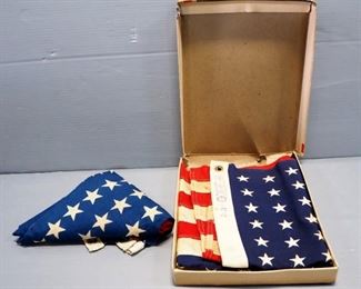 46 Star And 48 Star American Flags
