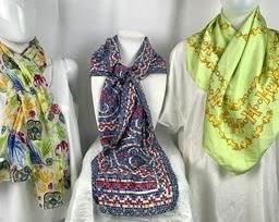 Three Fashion Scarves - Met Museum, Judith McGrann and More