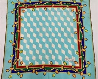 Vintage Tiffany & Co. Silk Scarf