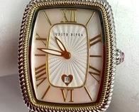 Judith Ripka Stainless Steel Mother of Pearl Watch and Band