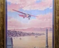 Vintage San Francisco "Western Air Express" Framed Travel Print - Kerne Erickson