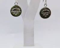 Tiffany & Co. Signature Sterling Earrings - Silver Round Charms, with Pouch