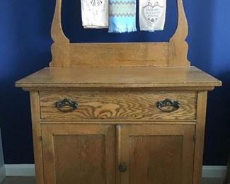 Antique Oak Commode
