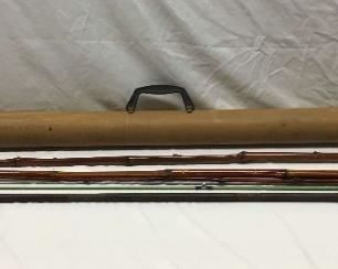 Bamboo Fishing Poles, Fiberglass Pole Top, and a 36in Shotgun Cleaning Rod