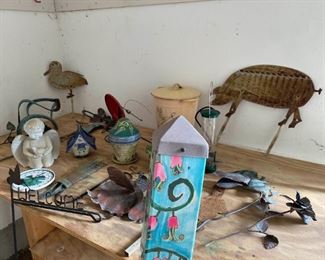 Birdhouses and Lawn Decor