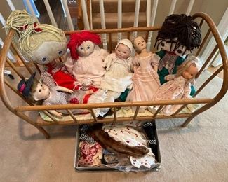 Doll Party with Crib