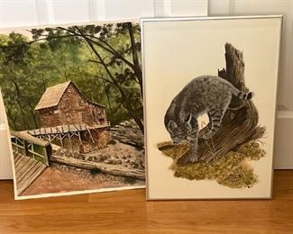 Evan Miller Watercolor Pair