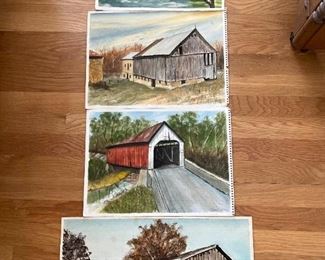Evan Miller Watercolors Unframed
