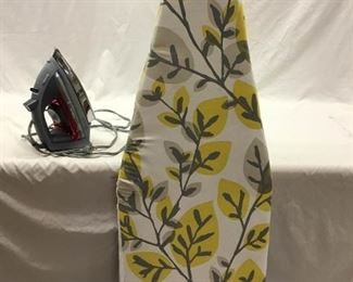 Ironing Board and Shark Professional 1500 Watts Iron