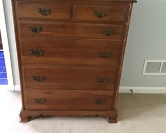 Kling Manufactured Solid Cherry 5 Drawer Dresser