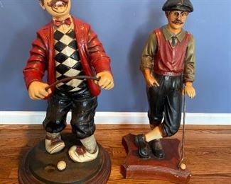 Large Golfer Figures