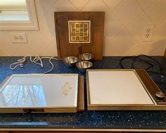 MCM Cheese Board and Hotplates