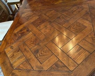 Oak Dining Table with Leaves