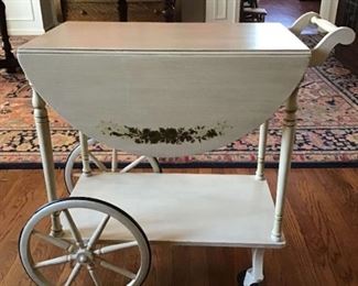 Painted Tea Cart